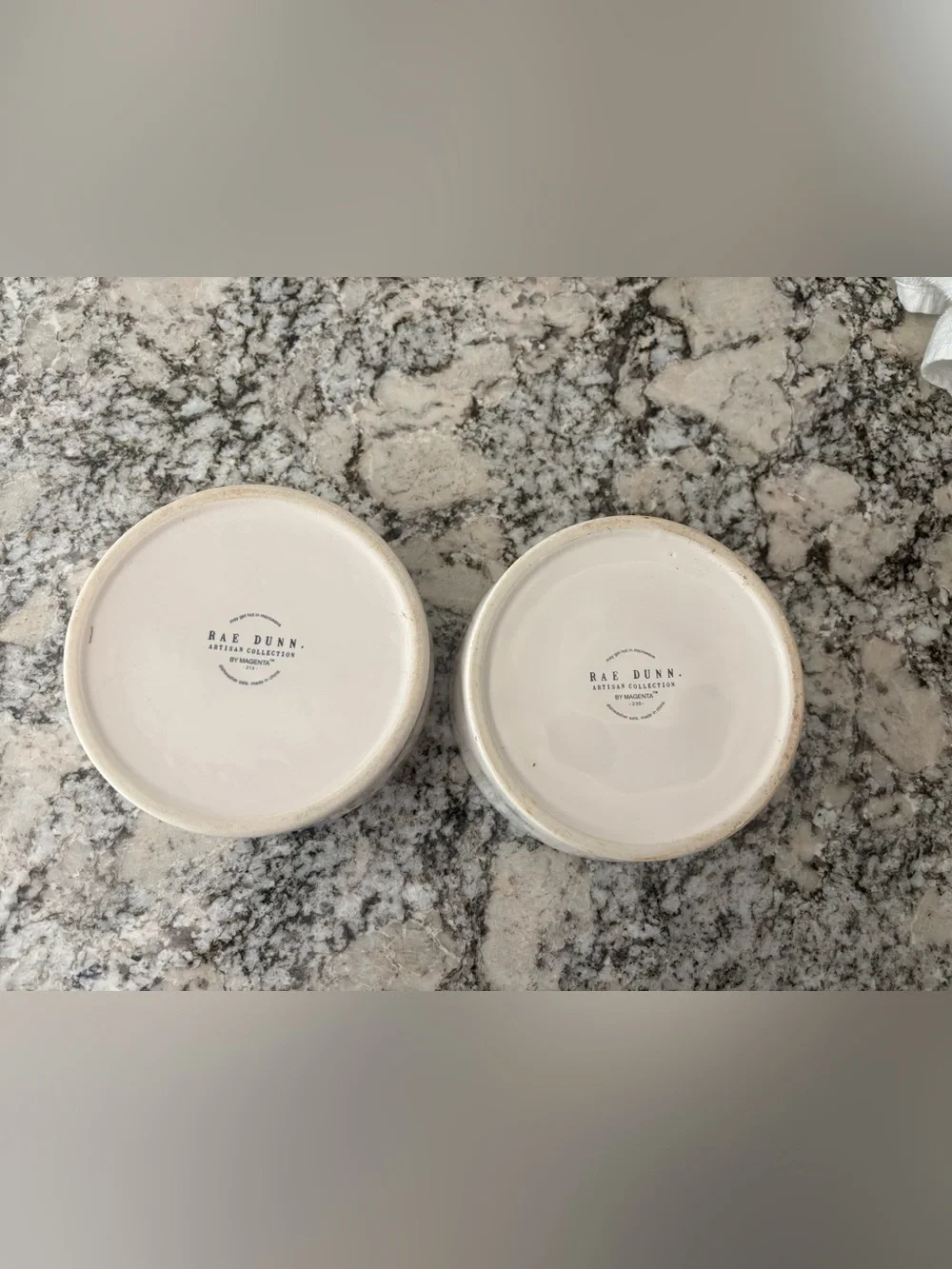 Rae Dunn Dog Bowls
